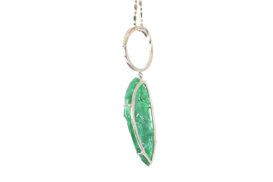 Jadeite Chili Pendant