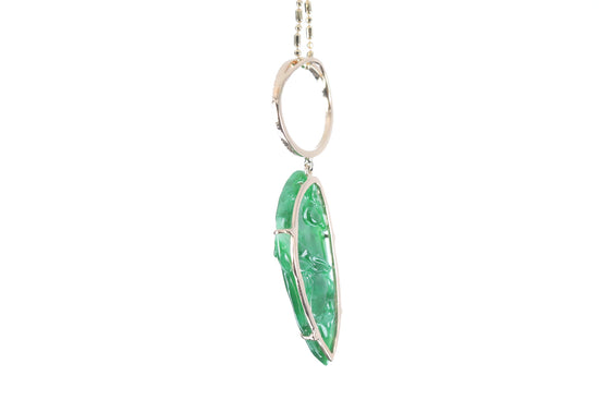 Jadeite Chili Pendant