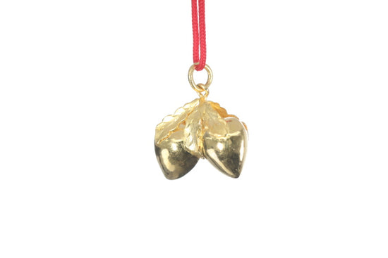 24K Longevity Double Peach Pendant