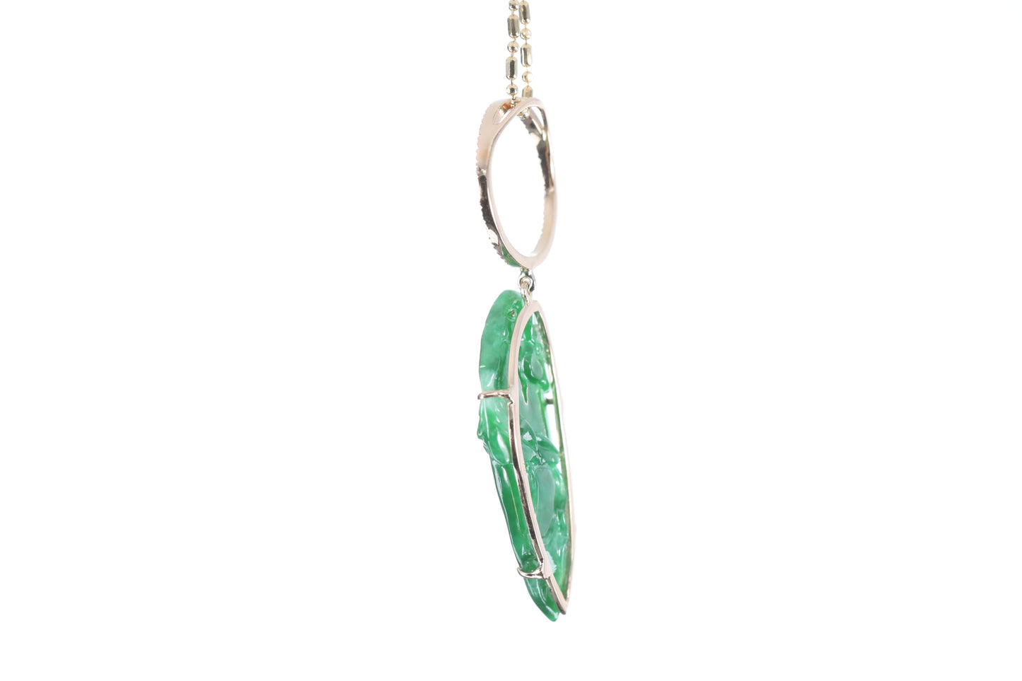 Jadeite Chili Pendant