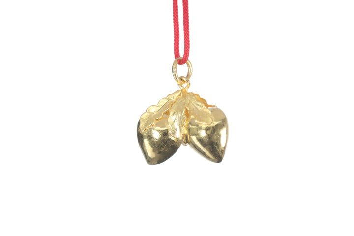 24K Longevity Double Peach Pendant