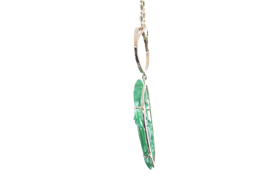 Jadeite Chili Pendant