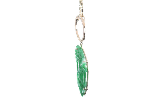 Jadeite Chili Pendant