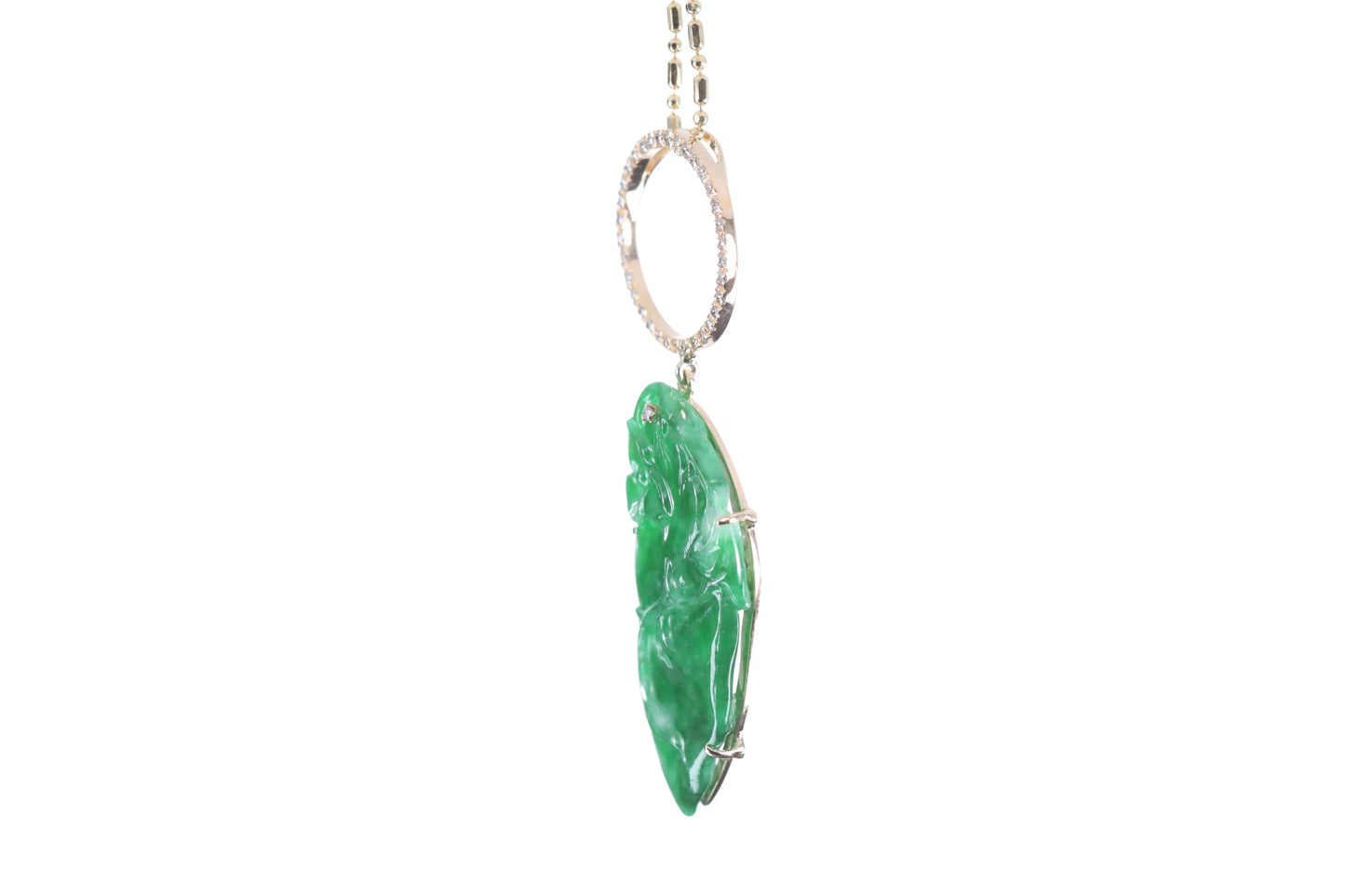 Jadeite Chili Pendant