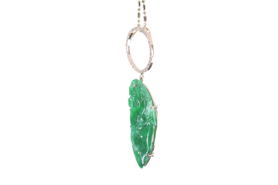 Jadeite Chili Pendant