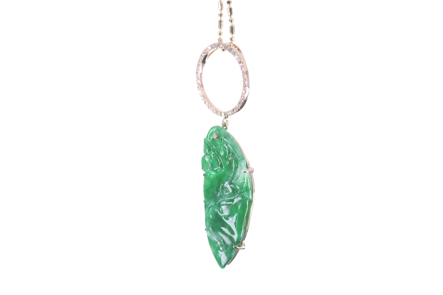 Jadeite Chili Pendant