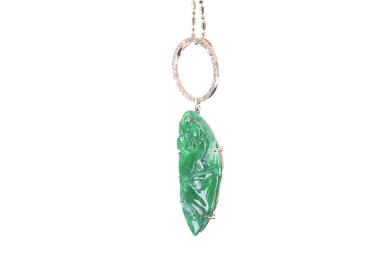 Jadeite Chili Pendant