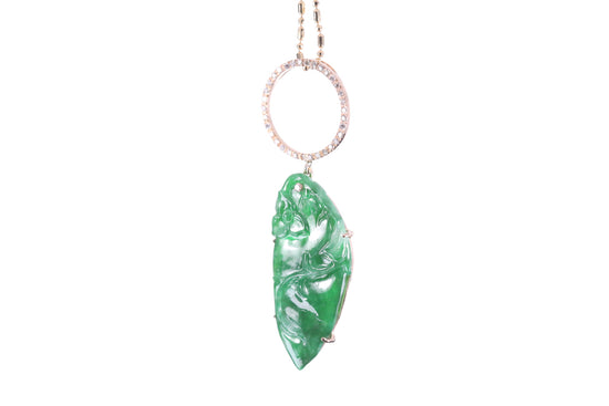 Jadeite Chili Pendant