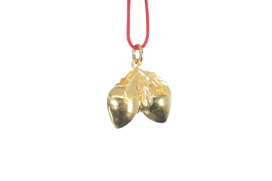 24K Longevity Double Peach Pendant