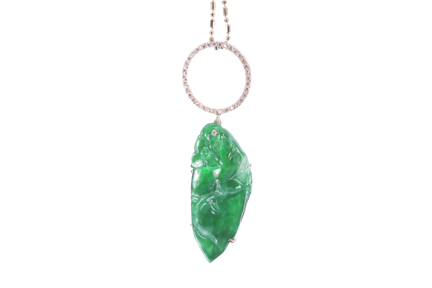 Jadeite Chili Pendant