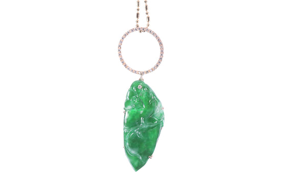 Jadeite Chili Pendant