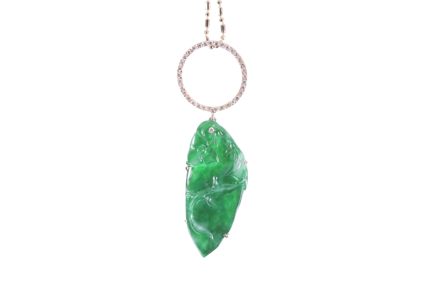 Jadeite Chili Pendant