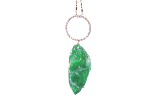 Jadeite Chili Pendant