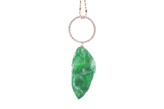 Jadeite Chili Pendant