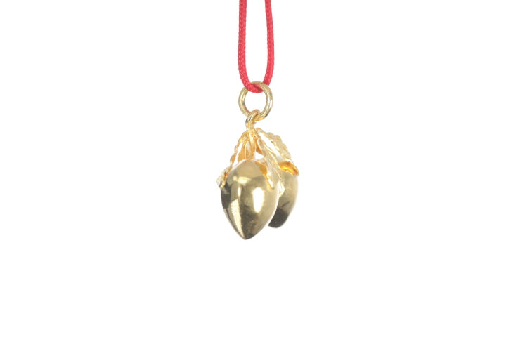 24K Longevity Double Peach Pendant