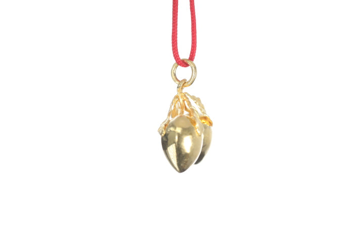 24K Longevity Double Peach Pendant