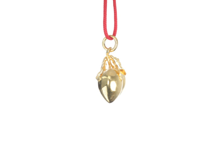 24K Longevity Double Peach Pendant