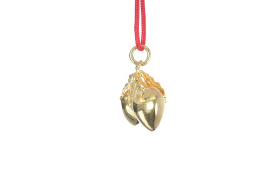 24K Longevity Double Peach Pendant