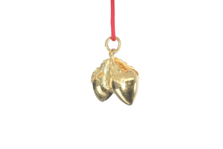 24K Longevity Double Peach Pendant