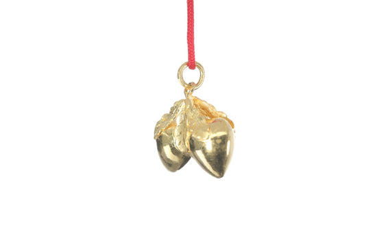 24K Longevity Double Peach Pendant