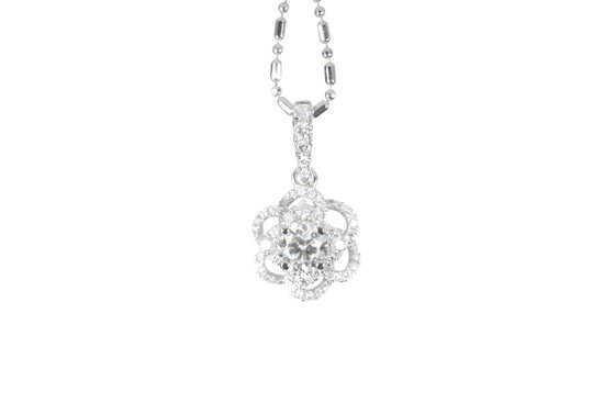 Camilla Flower Diamond Pendant