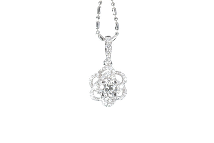 Camilla Flower Diamond Pendant