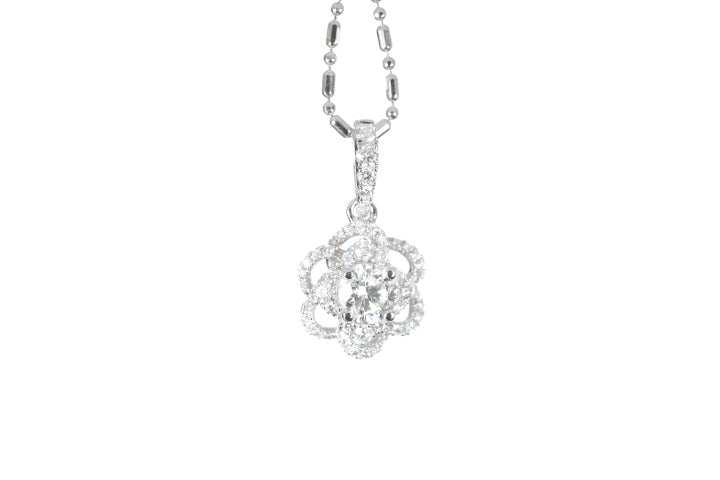 Camilla Flower Diamond Pendant