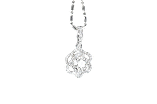 Camilla Flower Diamond Pendant