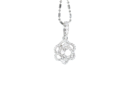 Camilla Flower Diamond Pendant