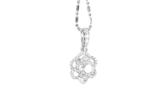 Camilla Flower Diamond Pendant