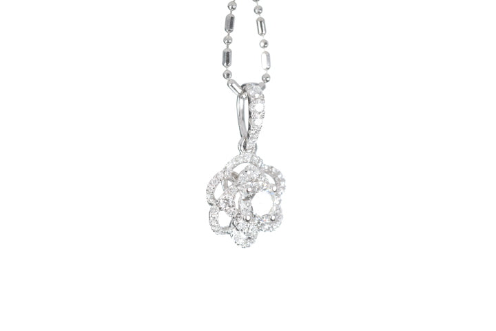 Camilla Flower Diamond Pendant