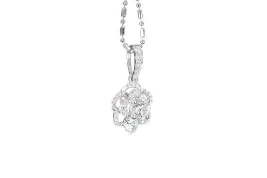 Camilla Flower Diamond Pendant