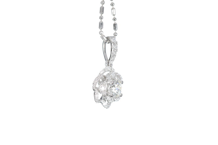 Camilla Flower Diamond Pendant