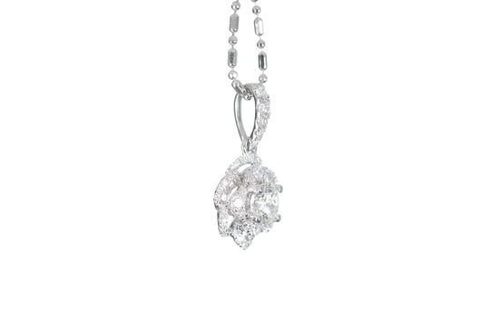 Camilla Flower Diamond Pendant