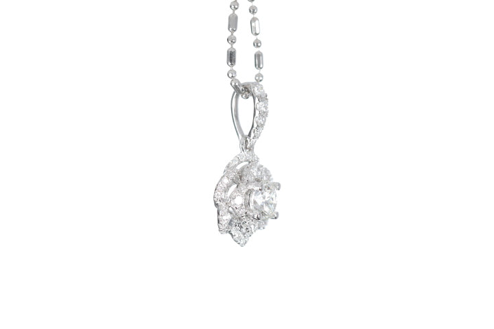 Camilla Flower Diamond Pendant