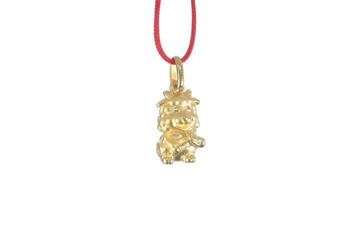 24K 3D Ram Pendant