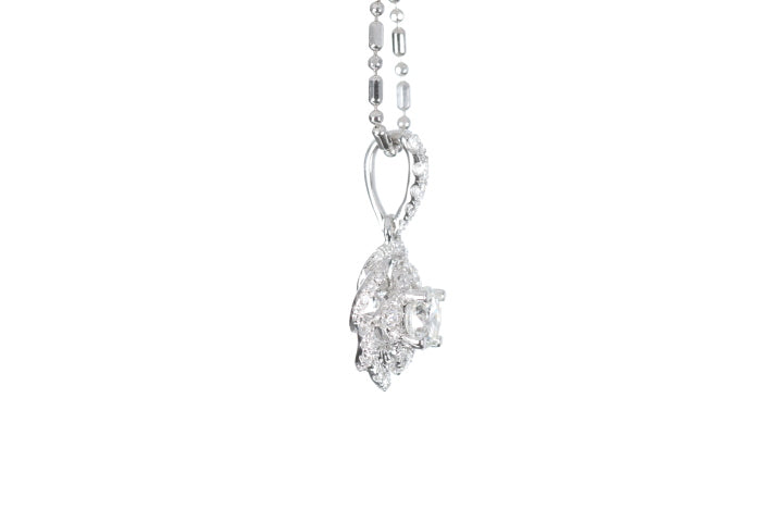 Camilla Flower Diamond Pendant