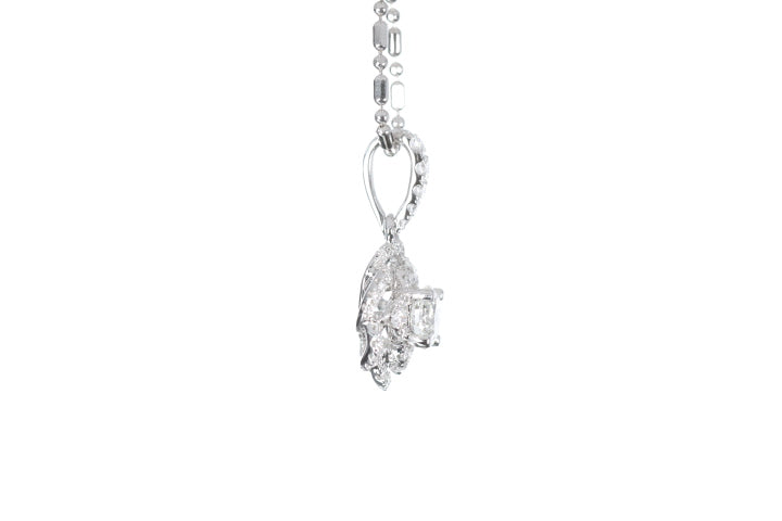 Camilla Flower Diamond Pendant