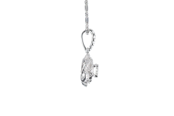 Camilla Flower Diamond Pendant