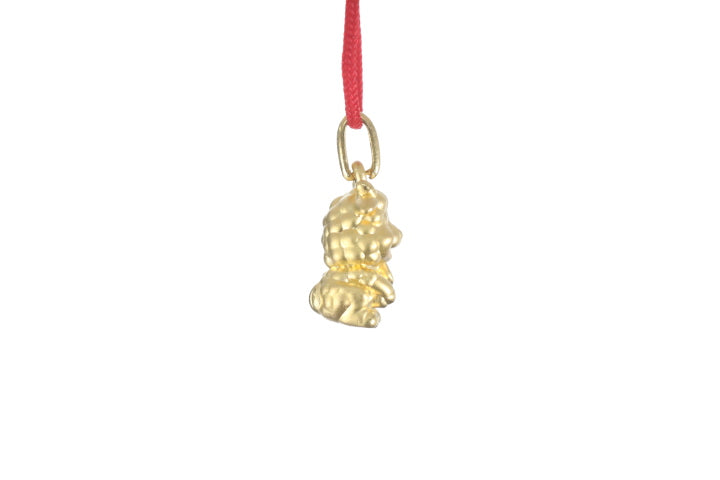 24K 3D Ram Pendant