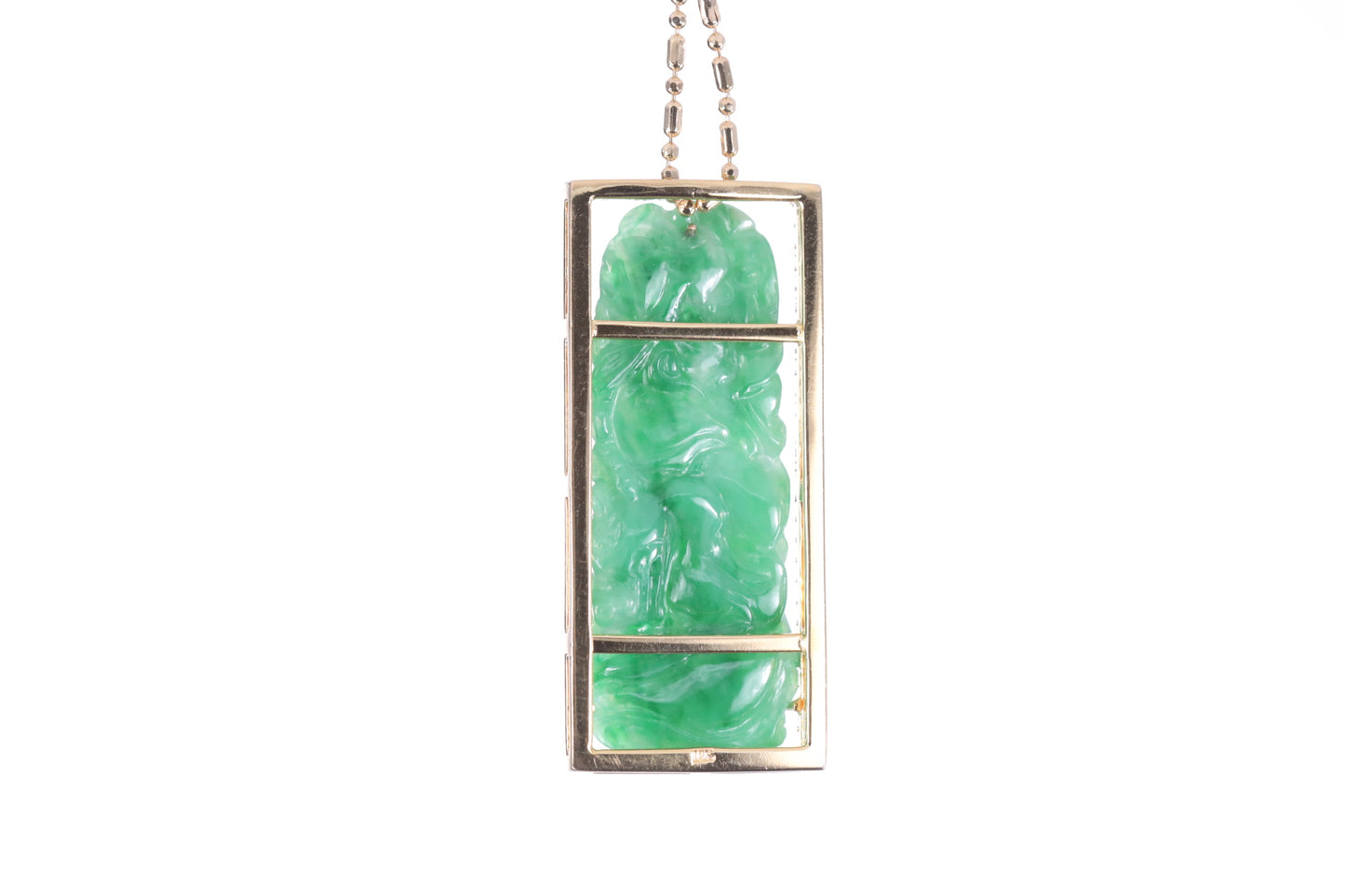 Jadeite Bamboo Pendant