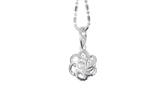 Camilla Flower Diamond Pendant