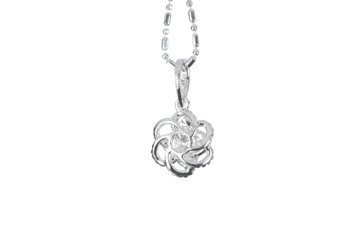 Camilla Flower Diamond Pendant