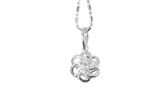 Camilla Flower Diamond Pendant