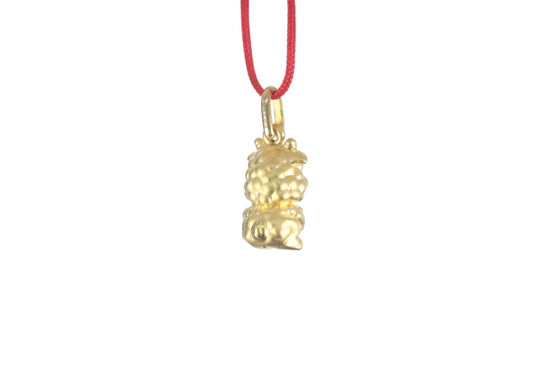 24K 3D Ram Pendant