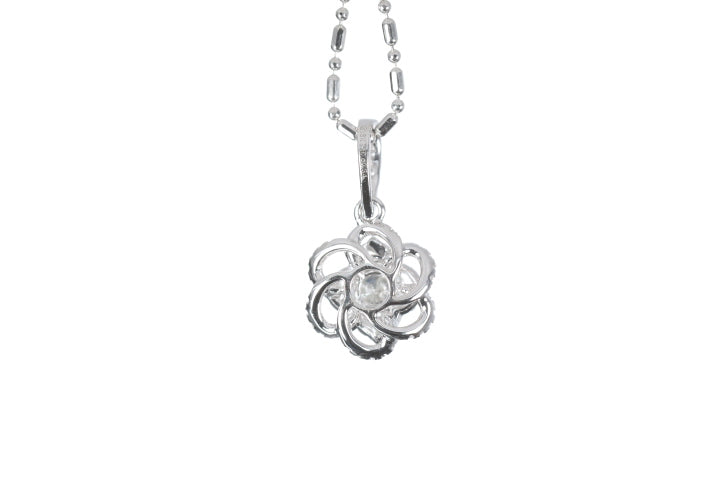 Camilla Flower Diamond Pendant