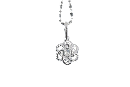 Camilla Flower Diamond Pendant