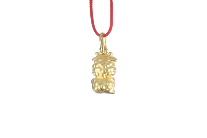 24K 3D Ram Pendant