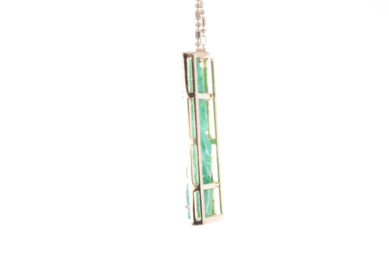 Jadeite Bamboo Pendant