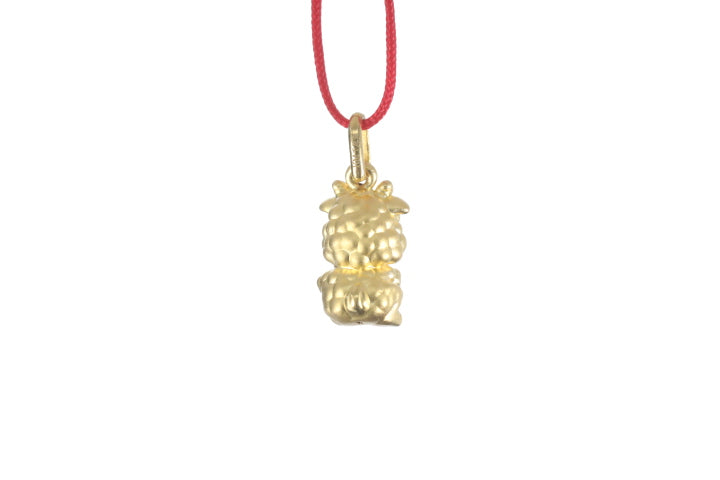 24K 3D Ram Pendant